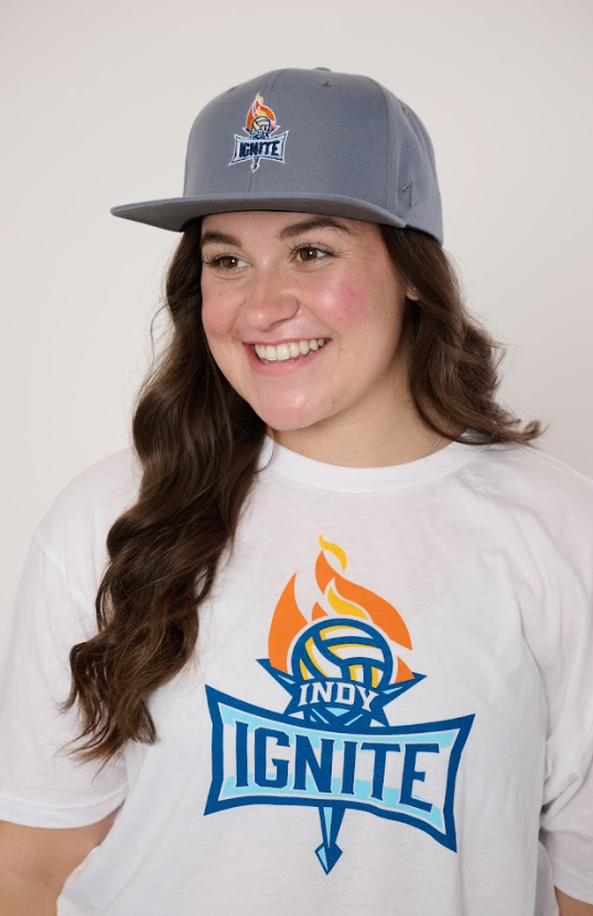 Gray Flatbill Snapback Hat