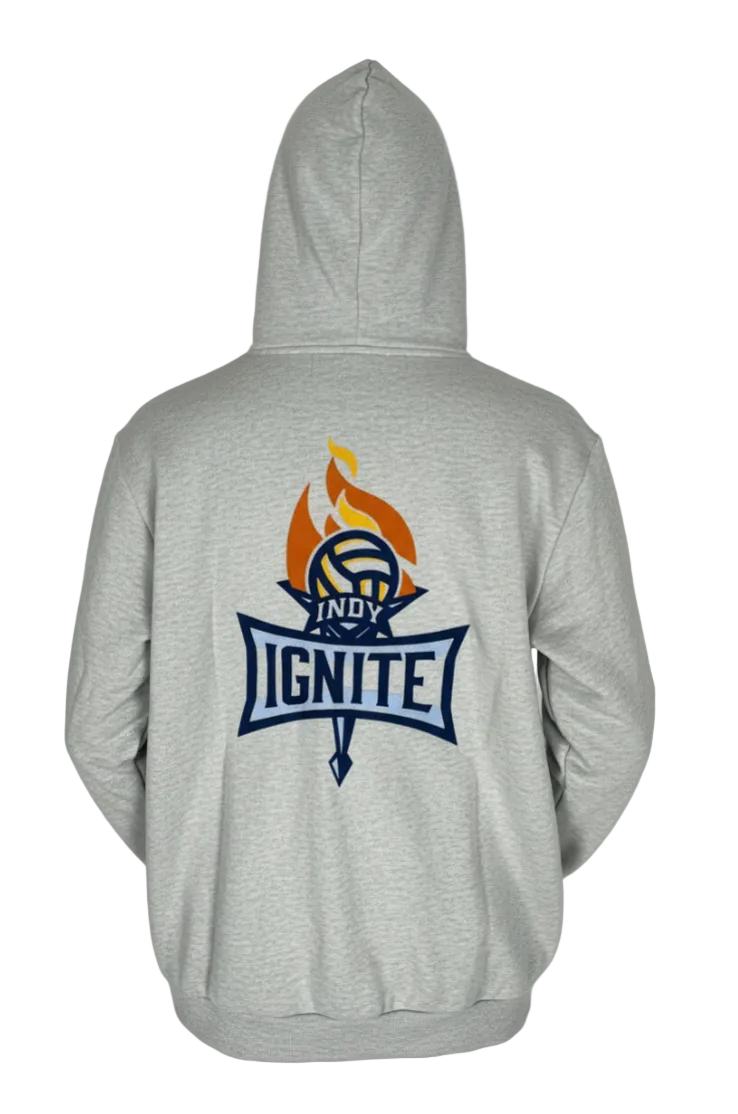 Back Logo Oatmeal Hoodie