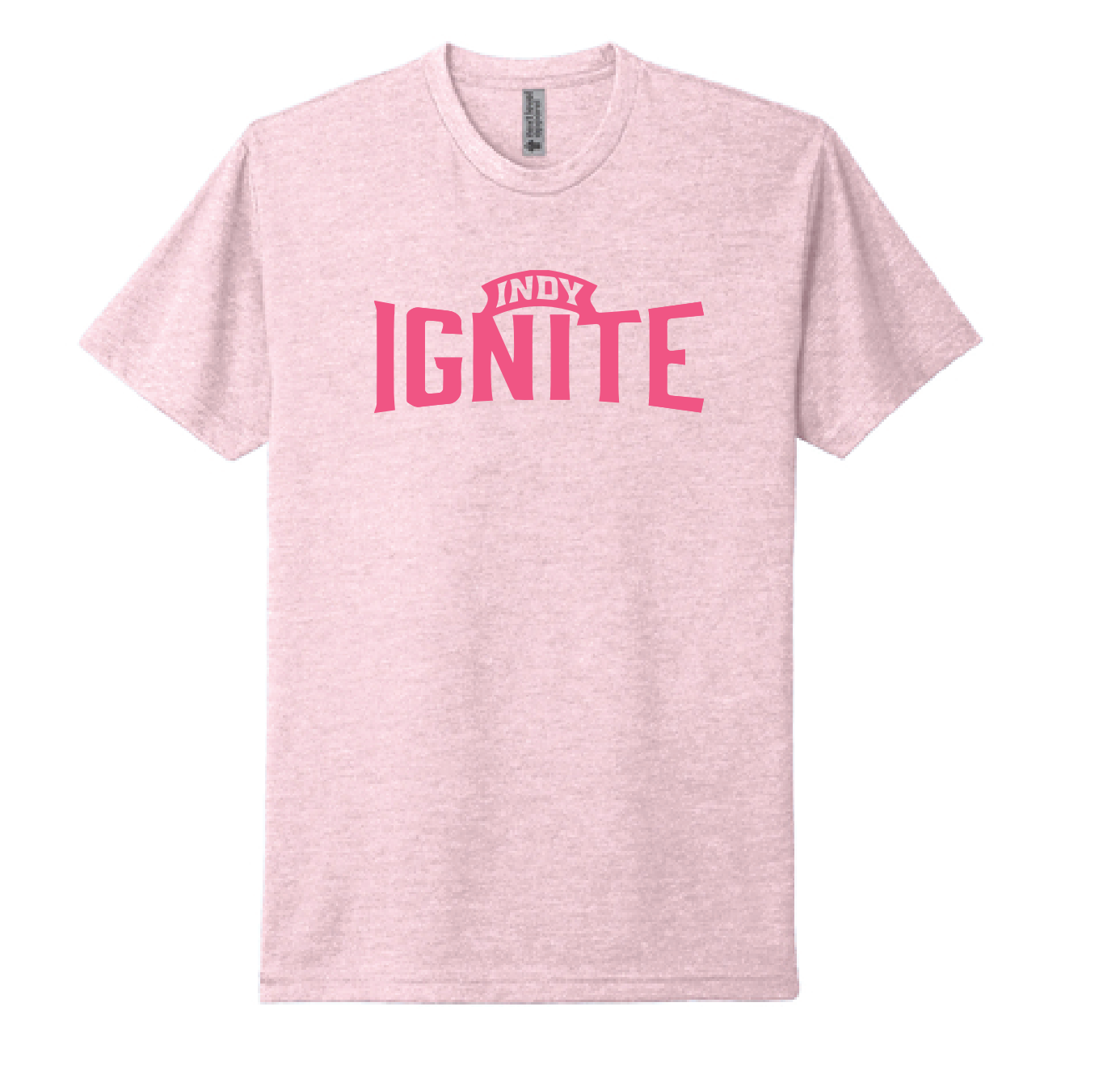 Youth Pink Wordmark Tee