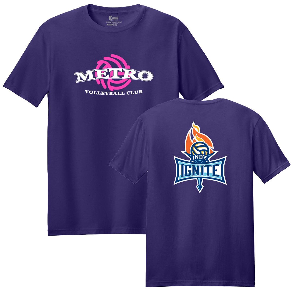 Official Partner Club T-Shirt - Metro Volleyball