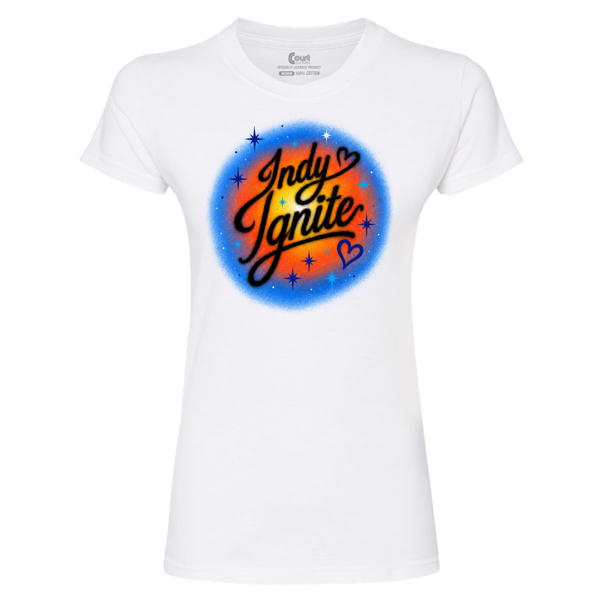 Indy Ignite Womens Airbrush T-Shirt