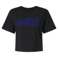 Indy Ignite Womens Wordmark Spangle Cropped T-Shirt