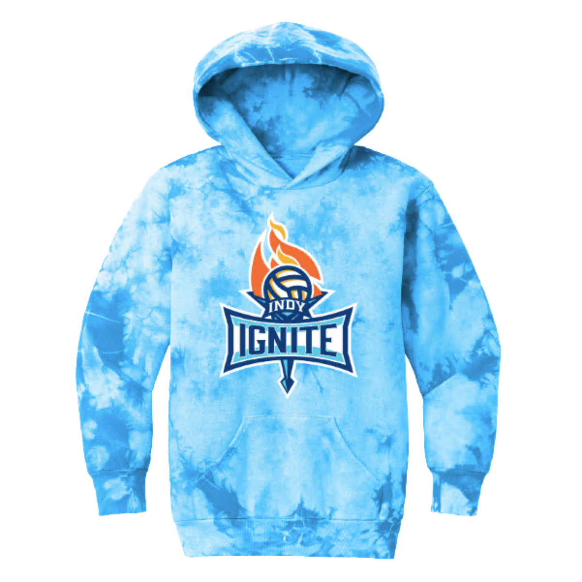 Indy Ignite Youth Icon Tie-Dye Hoodie