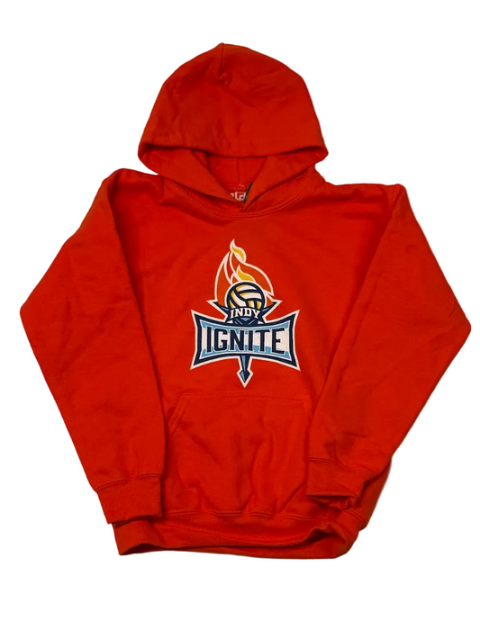 Youth Logo Orange Hoodie