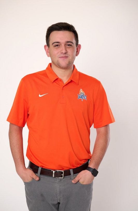 Orange Nike Polo