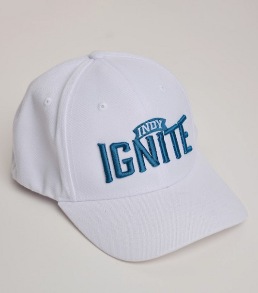 White Competitor Hat