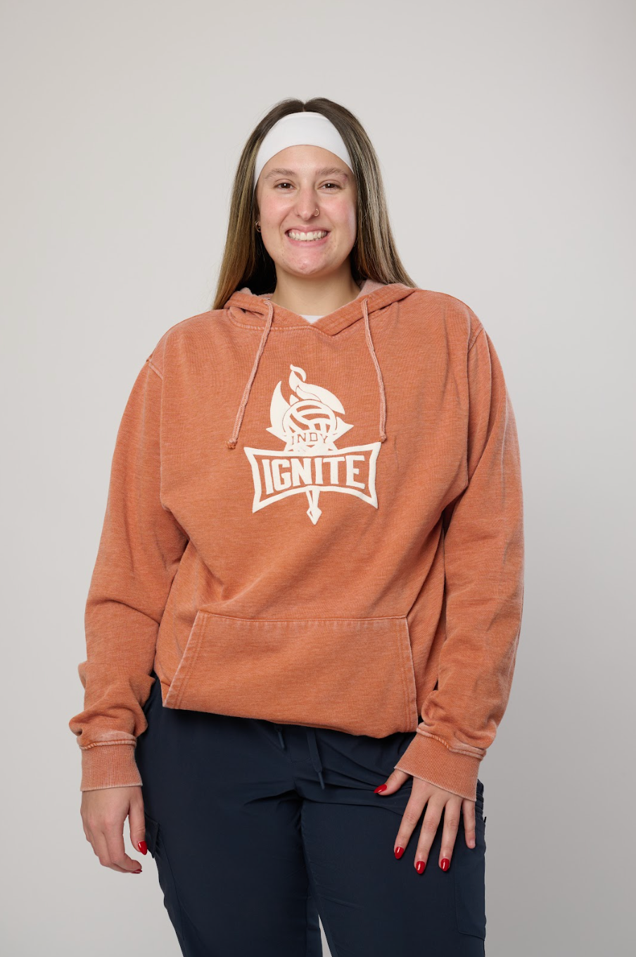 "Everybody" Burnt Organge Hood